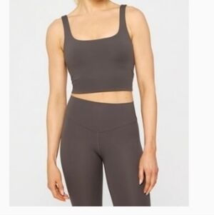 SET Fabletics Pureluxe Leggings And Tank in Taupe